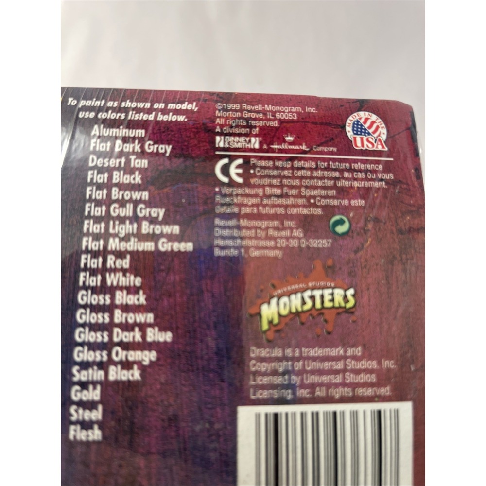 Revell 1/12 Scale Monsters of the Movies Universal Monsters Dracula Model New - Picture 7 of 13